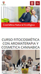 Mobile Screenshot of cursoscosmeticanatural.com